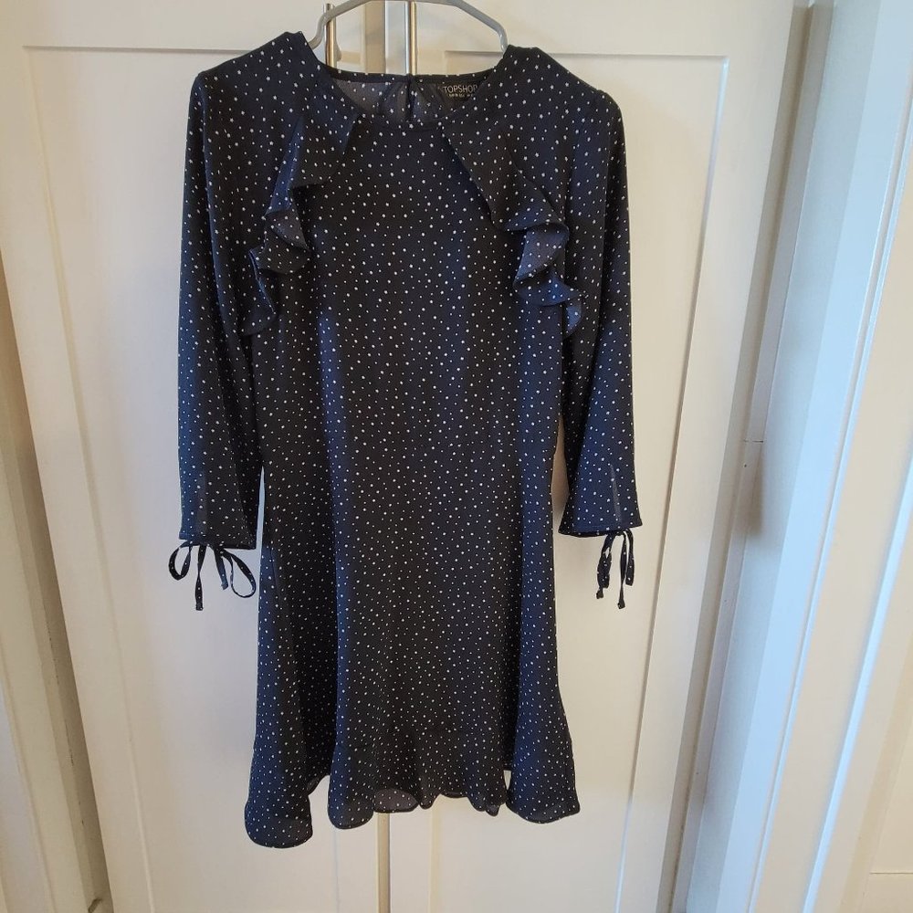 TOPSHOP Star Ruffle Dress - Picture 4 of 7